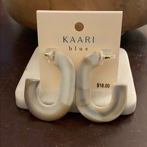 Resin Neutral Earrings